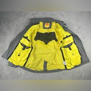 Hero Within Batman Jacket Pea Coat Double Breasted Size Medium Gray DC Comic